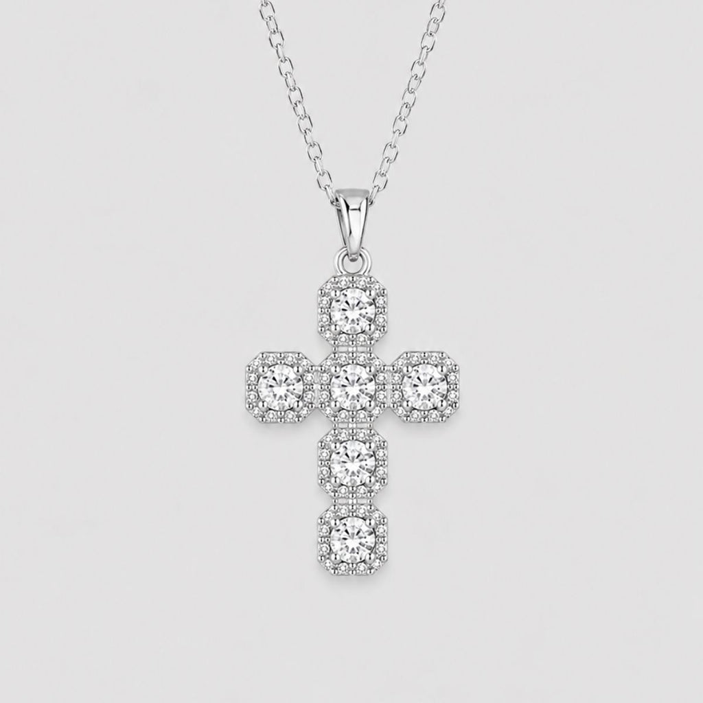 collier-croix-argent-strass-femme